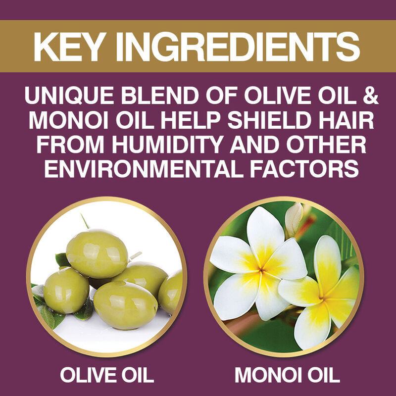 Deep Brilliance Olive & Monoi Shine Serum Lightweight Leave-In Treatment