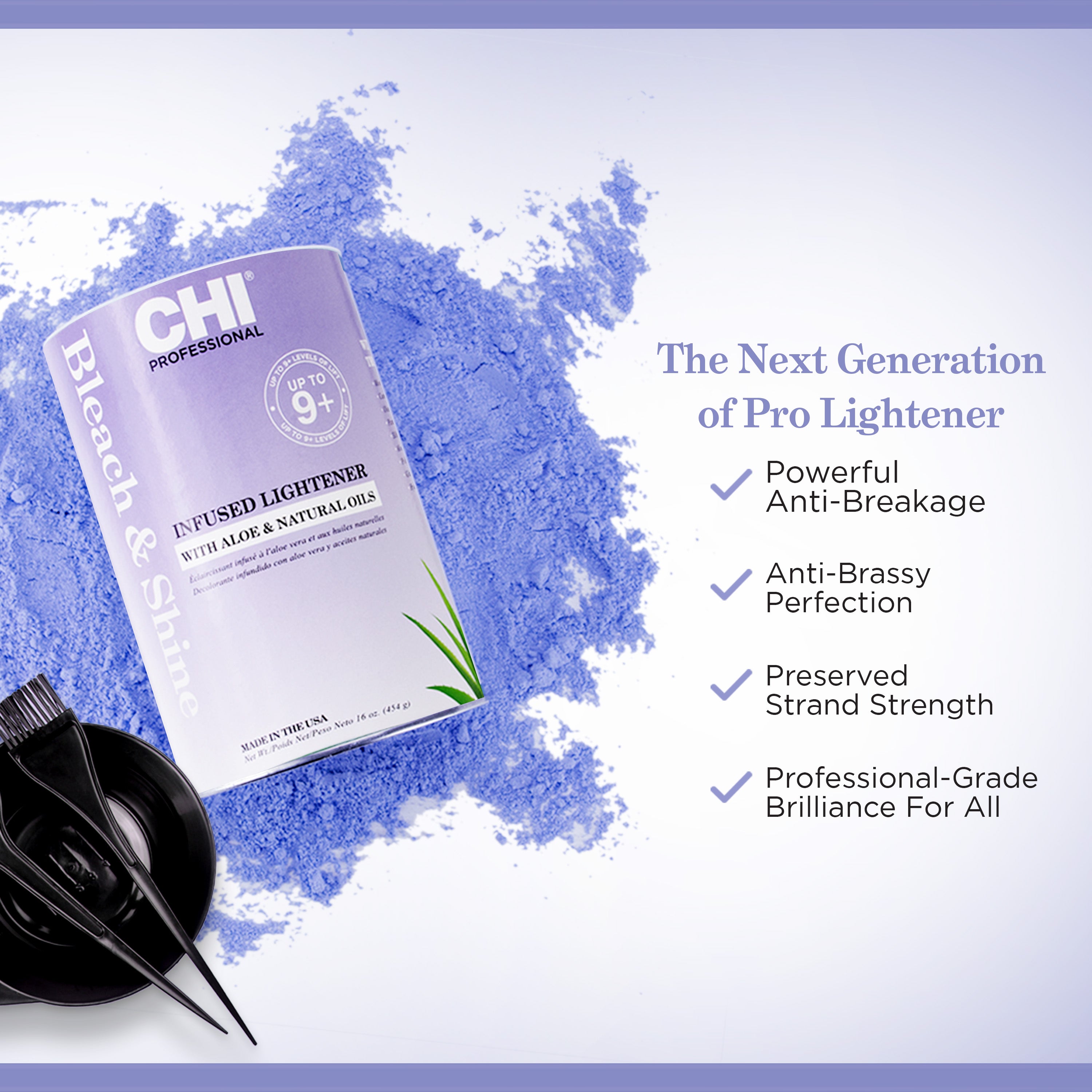 Bleach & Shine Lightener  Infused Lightener with Aloe & Natural Oils